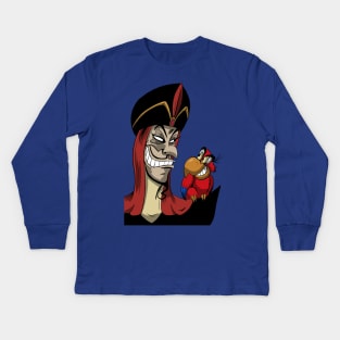 Jafar and Iago Kids Long Sleeve T-Shirt